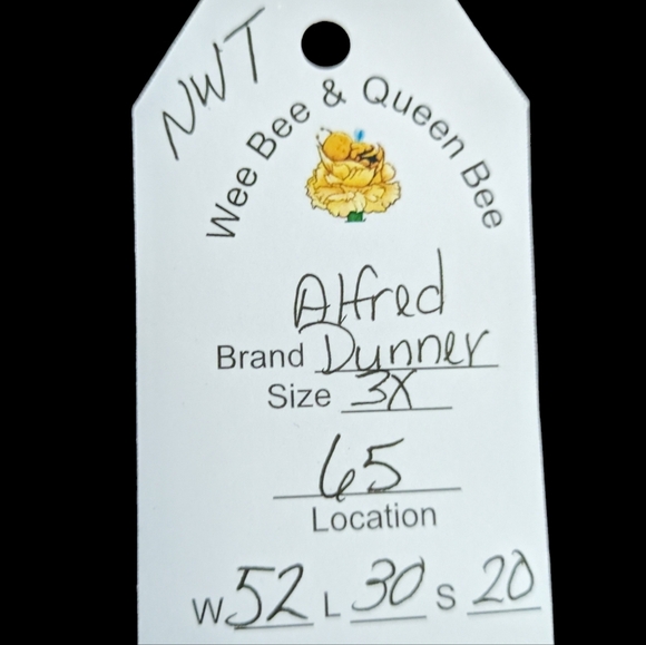 Alfred dunner pink and gray summer weight knit top size 3x 22/24 NWT - Picture 4 of 4